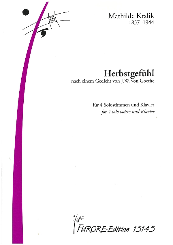 Herbstgefühl (nach einem Gedicht von J.W. von Goethe)