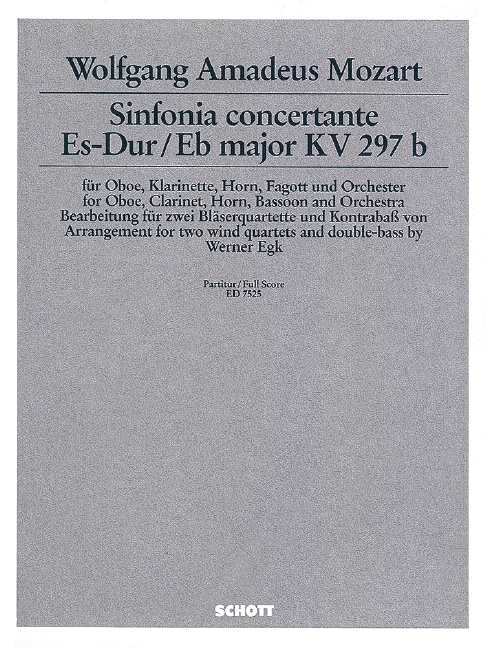 Sinfonia concertante Es-Dur KV297b