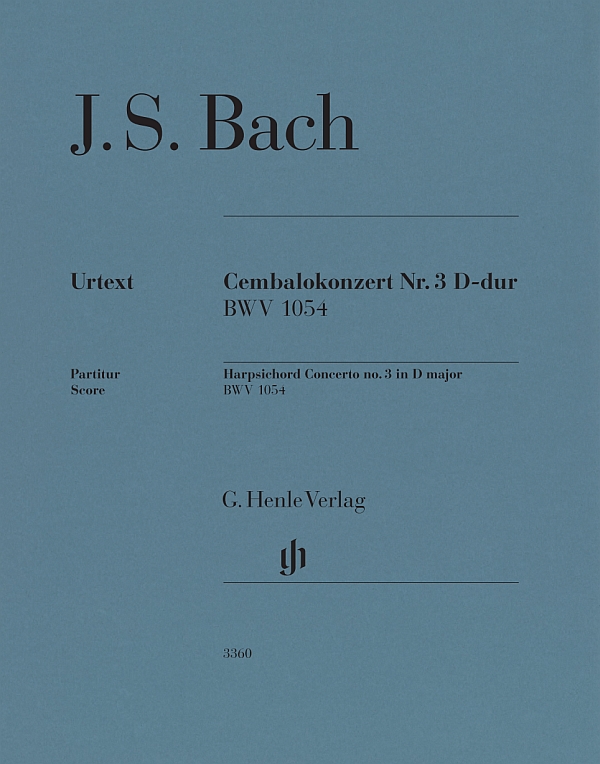 Cembalokonzert D-Dur Nr.3 BWV1054