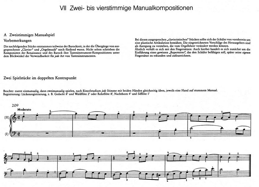 Orgelschule Band 2 Eine methodische