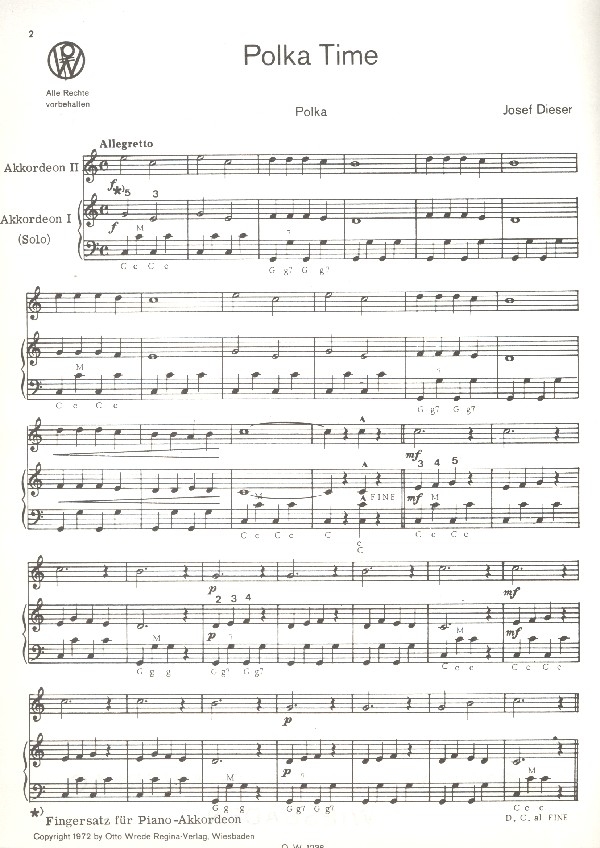 Regina-Akkordeon-Duette Band 6