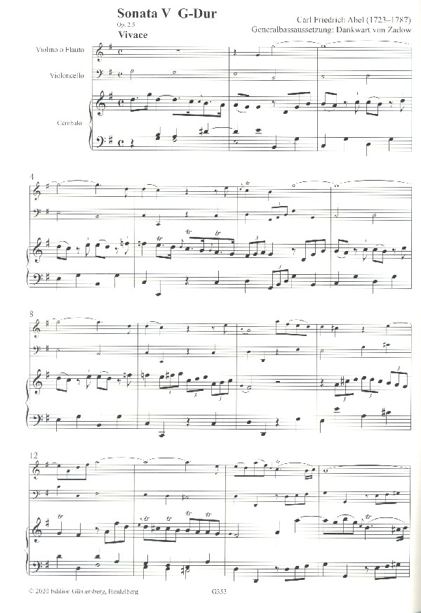 6 Cembalosonaten op.2 Nr.5-6