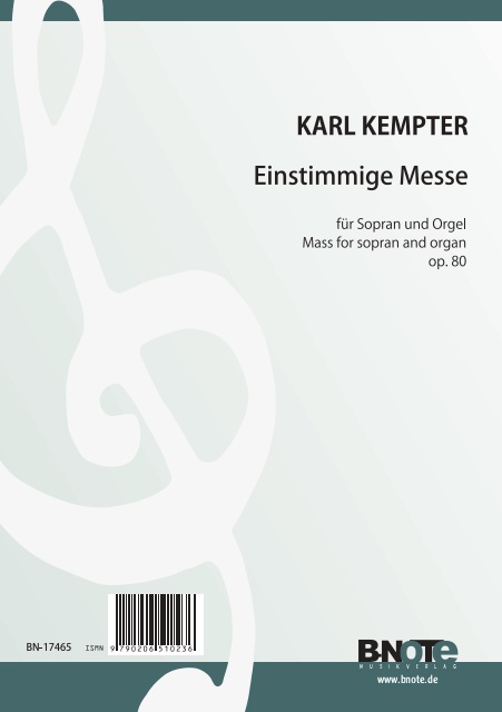 Einstimmige Messe op.80