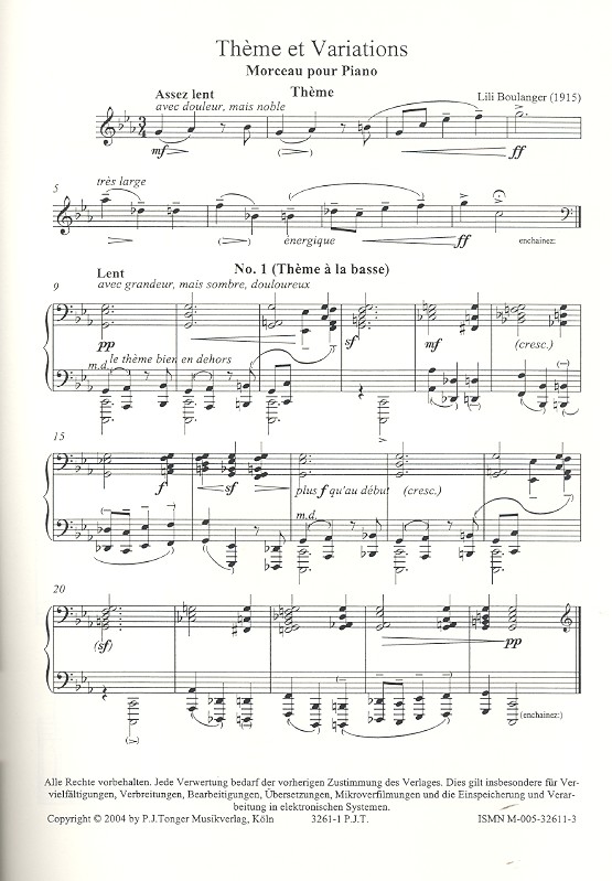 Thème et Variations