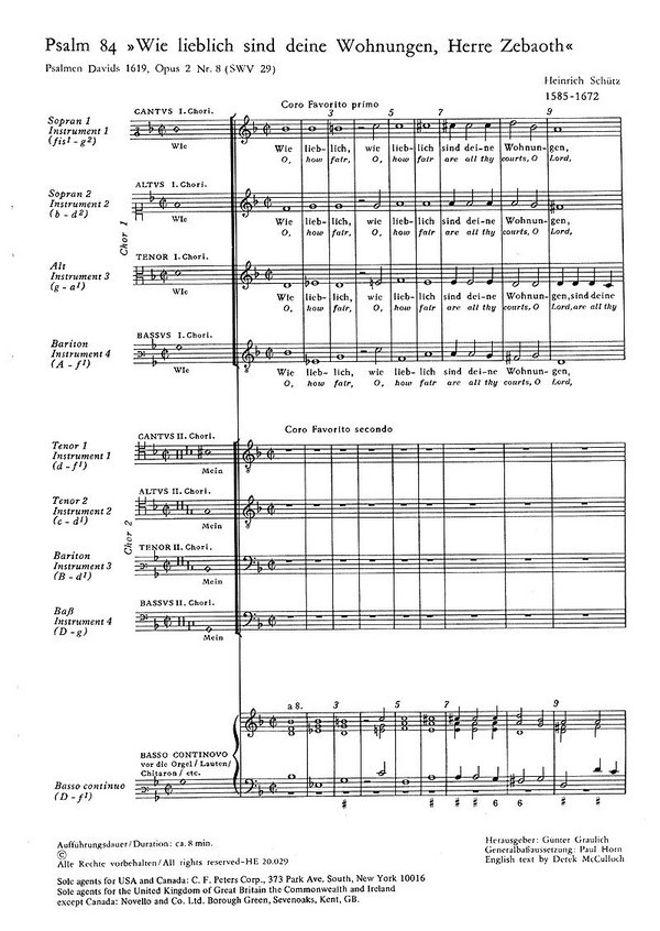 WIE LIEBLICH SIND DEINE WOHNUNGEN