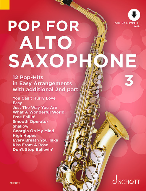 Pop for Alto Saxophone Band 3 (+Online Audio)
