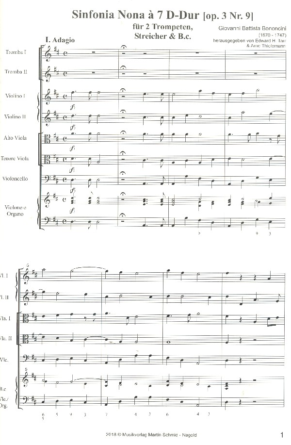 Sinfonia Nona op.3 Nr.9 à 7