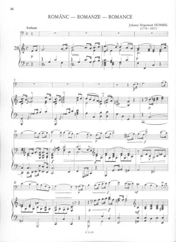 Fagottmusik für Fagott und Klavier