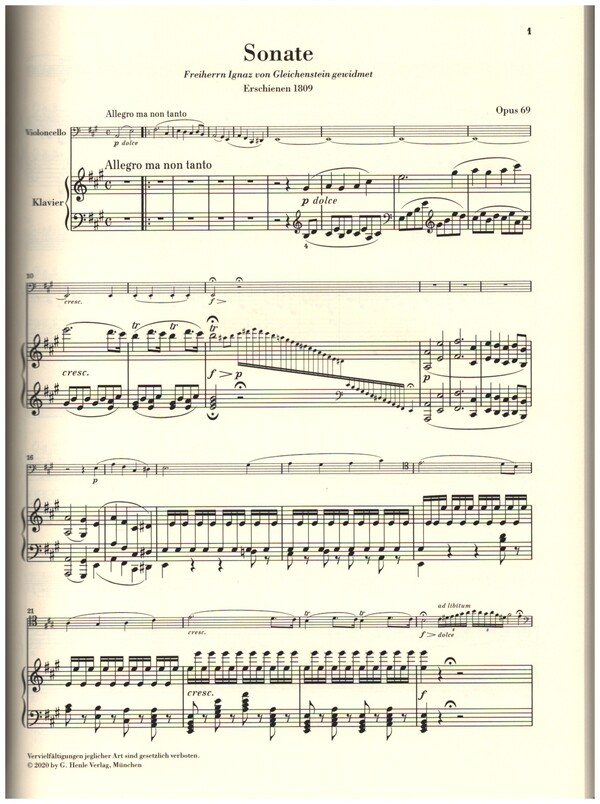 Sonate A-Dur op.69