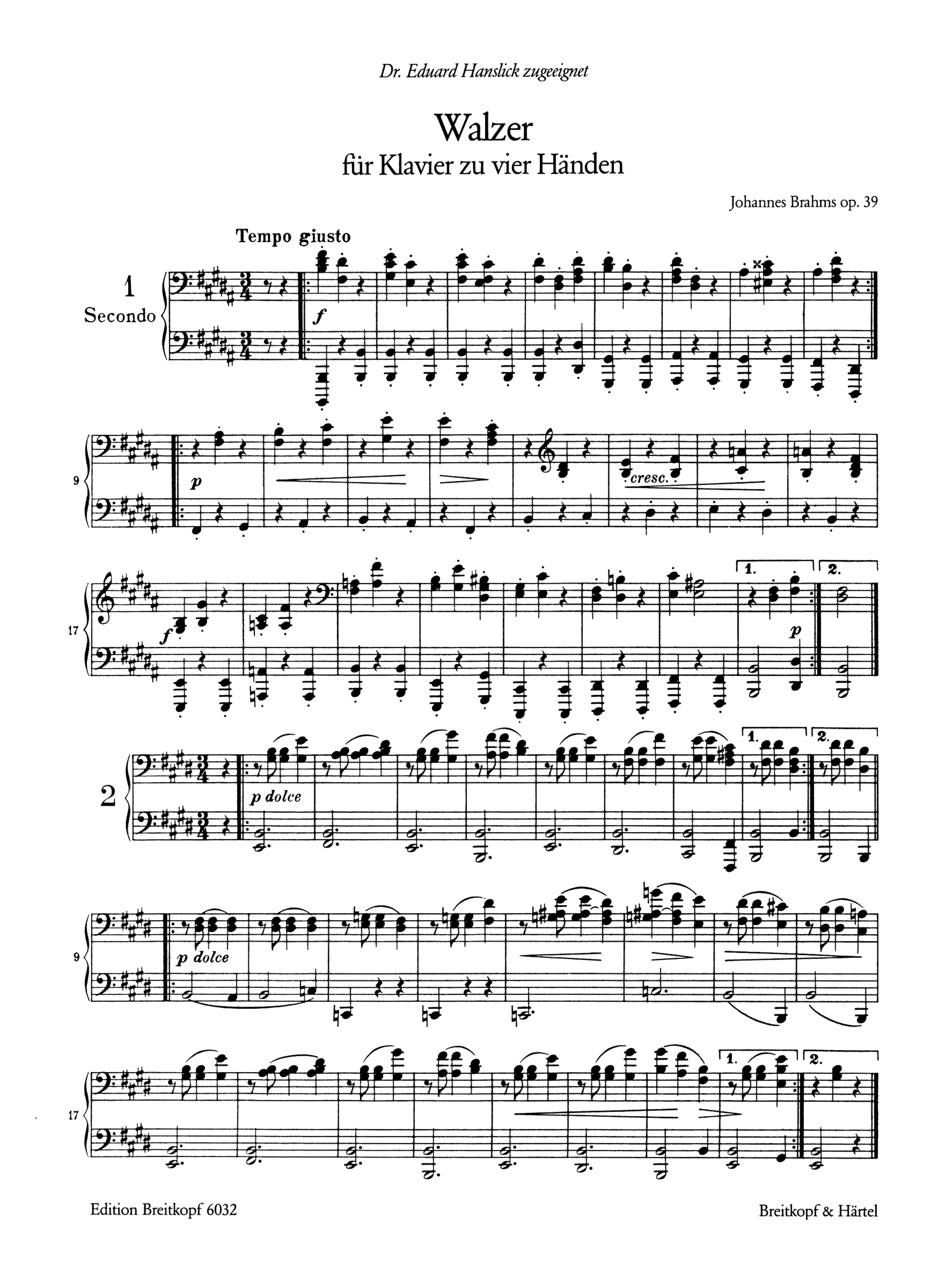 16 Walzer op.39