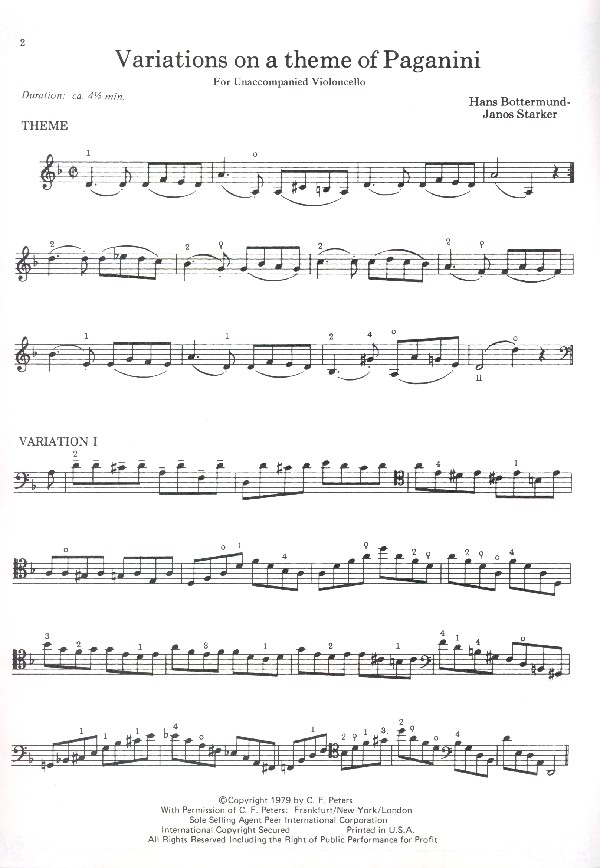 Variations on a Theme of Paganini