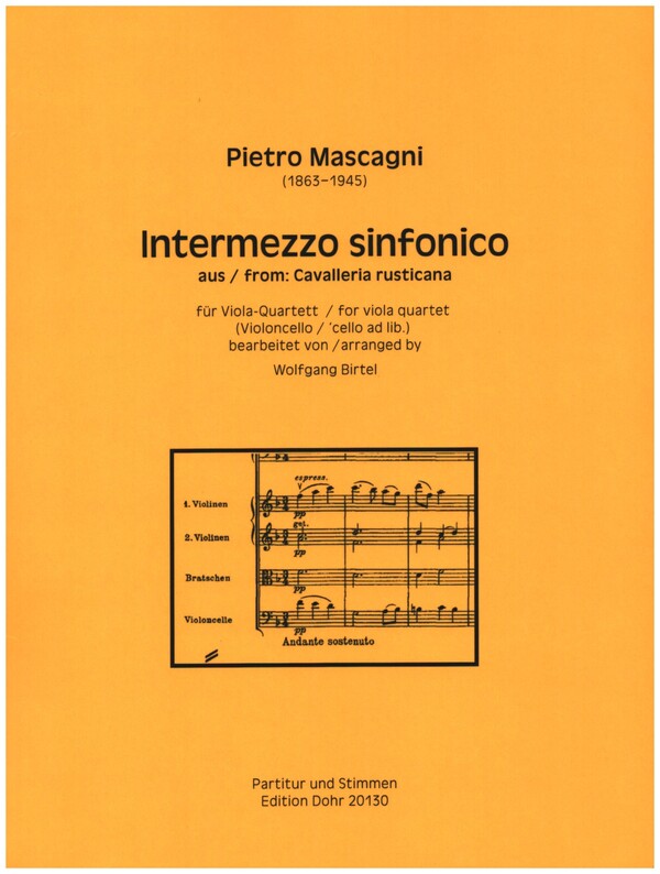 Intermezzo sinfonico aus: Cavalleria rusticana