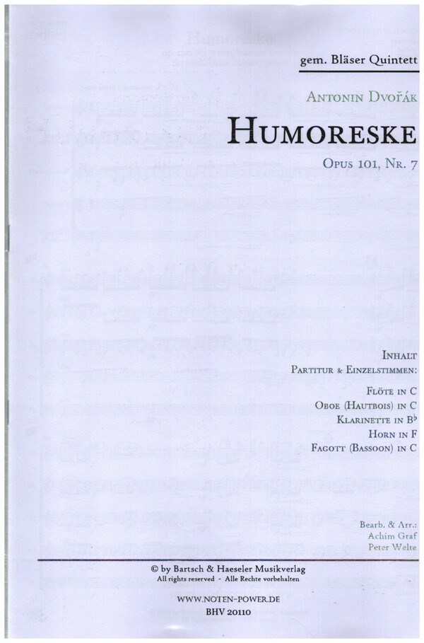 Humoreske op.101,7