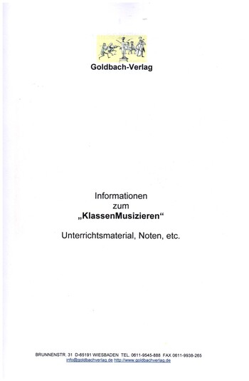 Informationen zum KlassenMusizieren