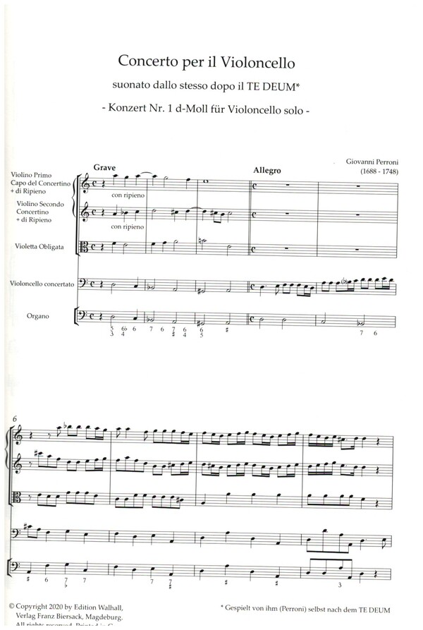 Konzert Nr.1 d-Moll