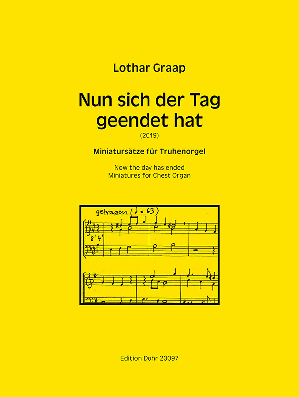 Nun sich der Tag geendet hat - Miniatursätze