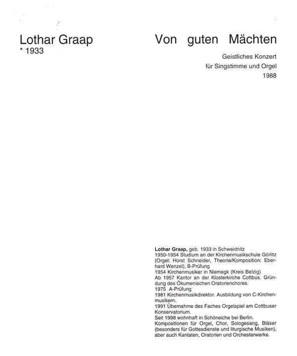 Von guten Mächten