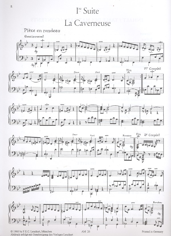 4 Suites de pièces de clavecin op.59