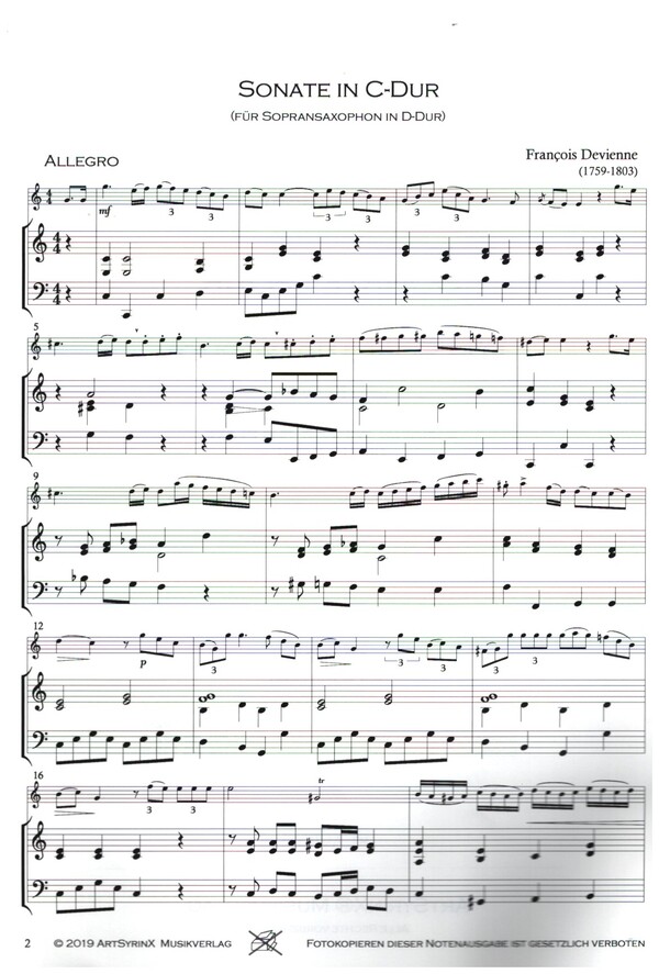 Sonate D-Dur