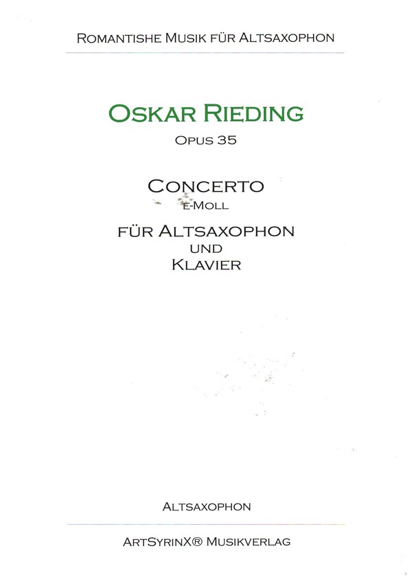 Concerto e-Moll op.35