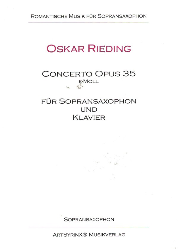 Concerto e-Moll op.35