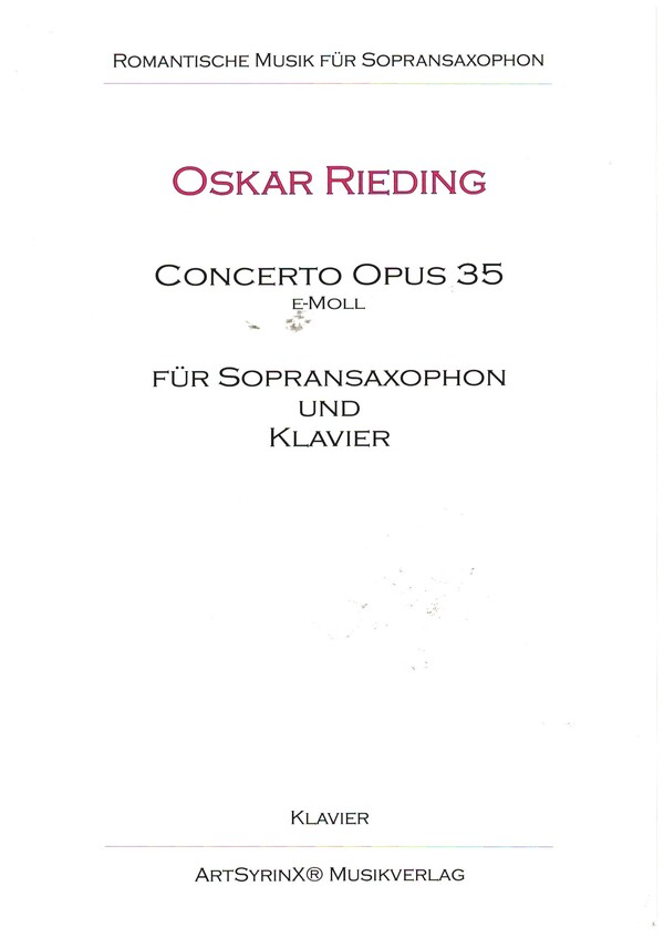 Concerto e-Moll op.35