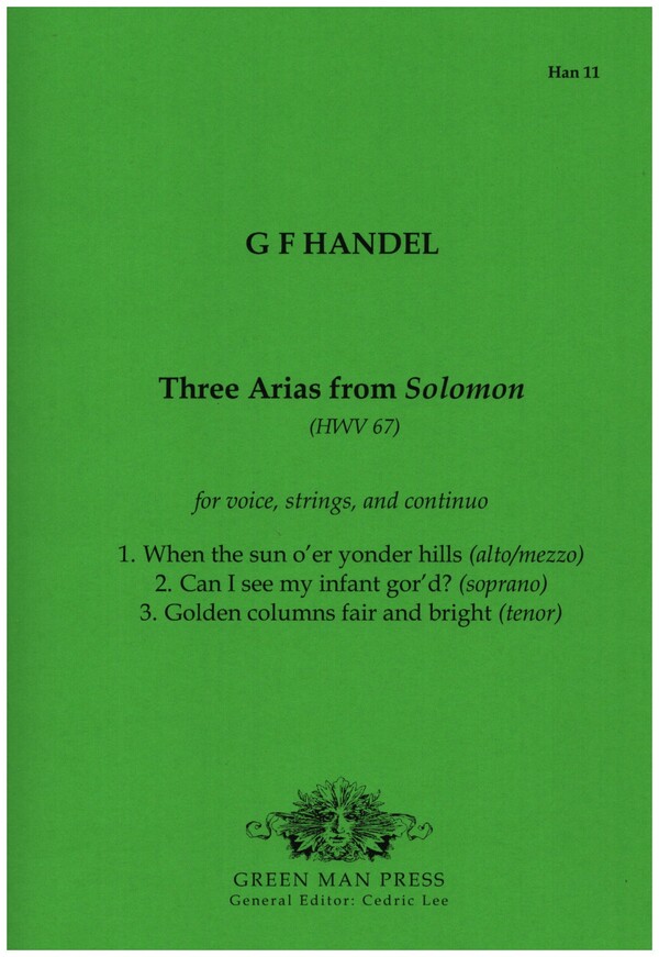 3 Arias from Solomom HWV67