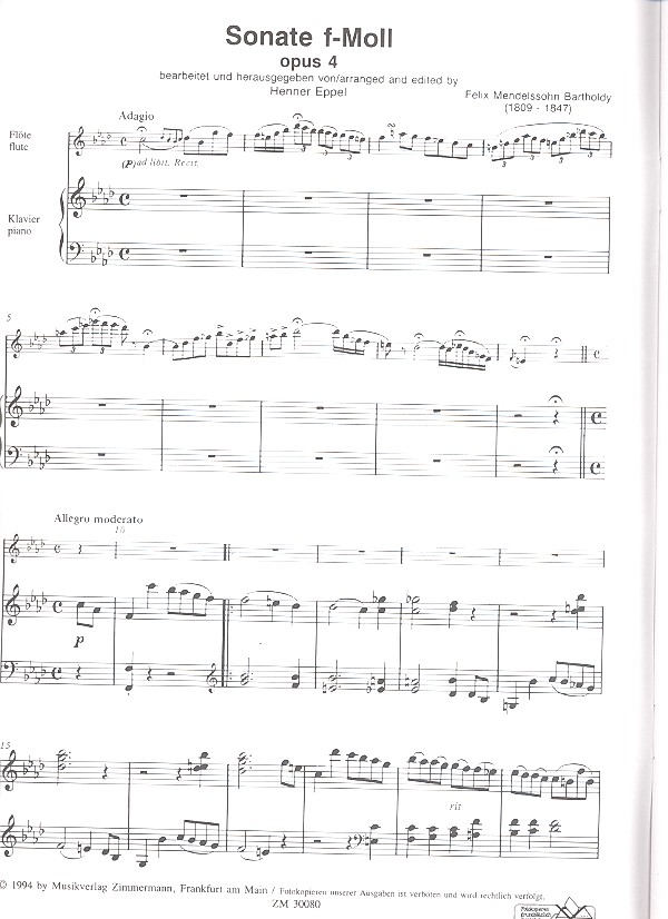 Sonate f-Moll op.4