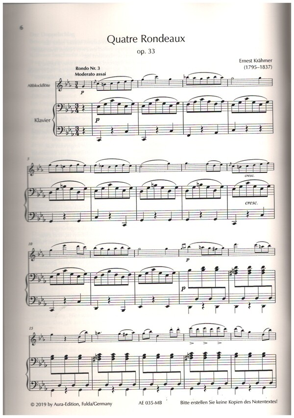 Quatre Rondeaux op.33 Band 2