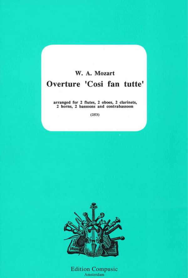 Cosi fan tutte Overtuere für 2 Flöten,