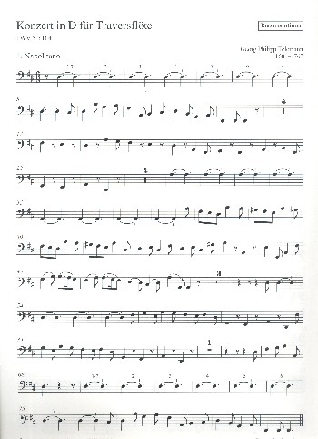 Konzert D-Dur TWV51:D4