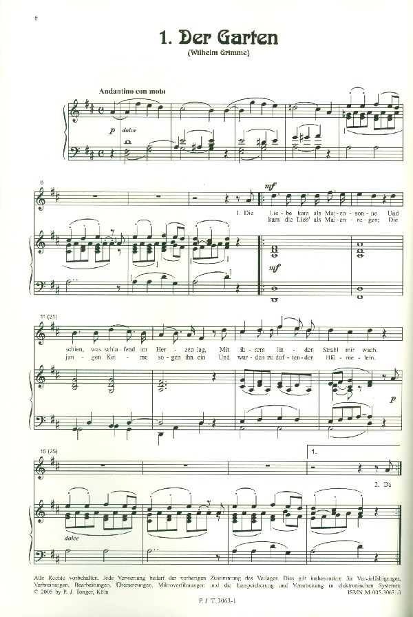 Sämtliche Lieder Band 3: Frühe und späte Lieder 