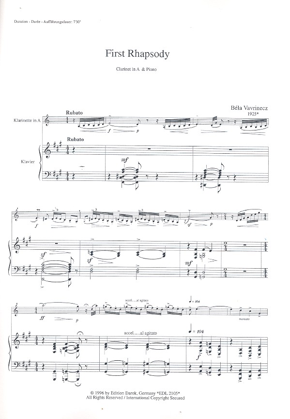 Rhapsody no.1
