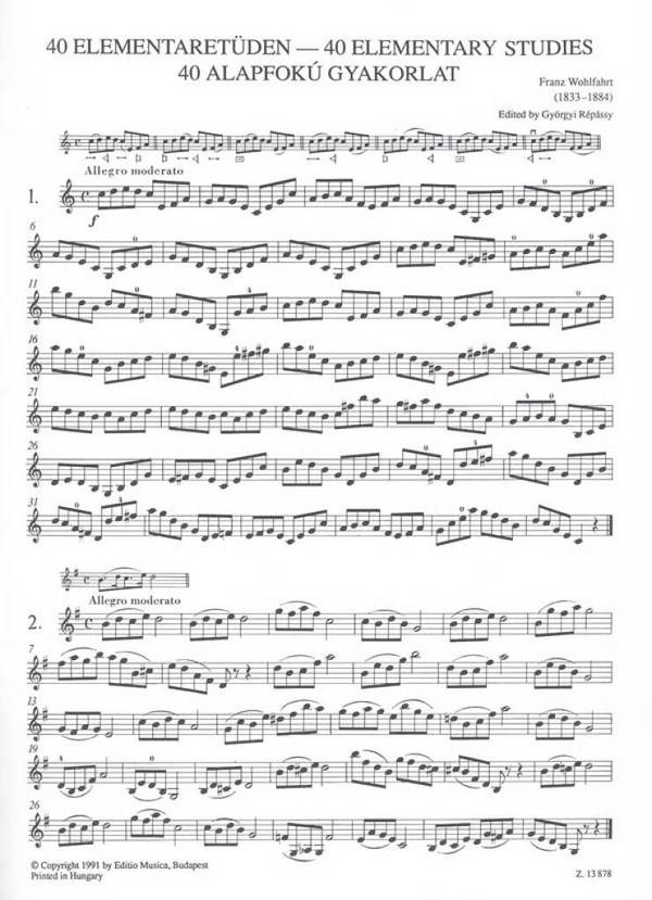 40 Elementaretüden op.54