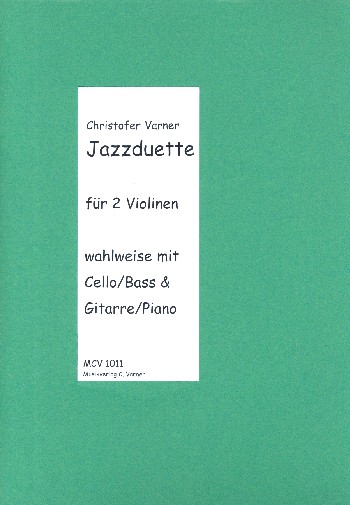 Jazzduette für 2 Violinen (Violoncello/