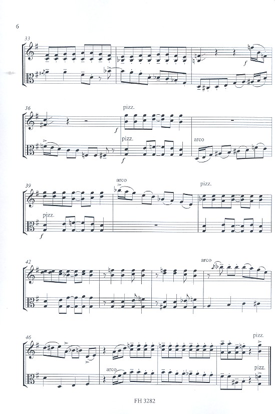 3 jazzige Duos für Violine