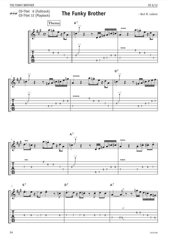 Ein halbes Dutzend Blues Playalongs (+CD)