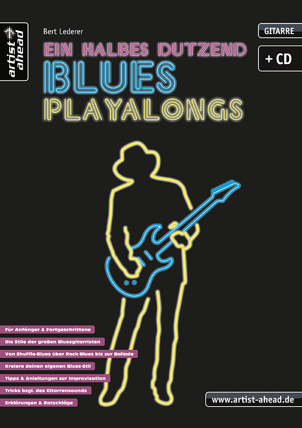 Ein halbes Dutzend Blues Playalongs (+CD)