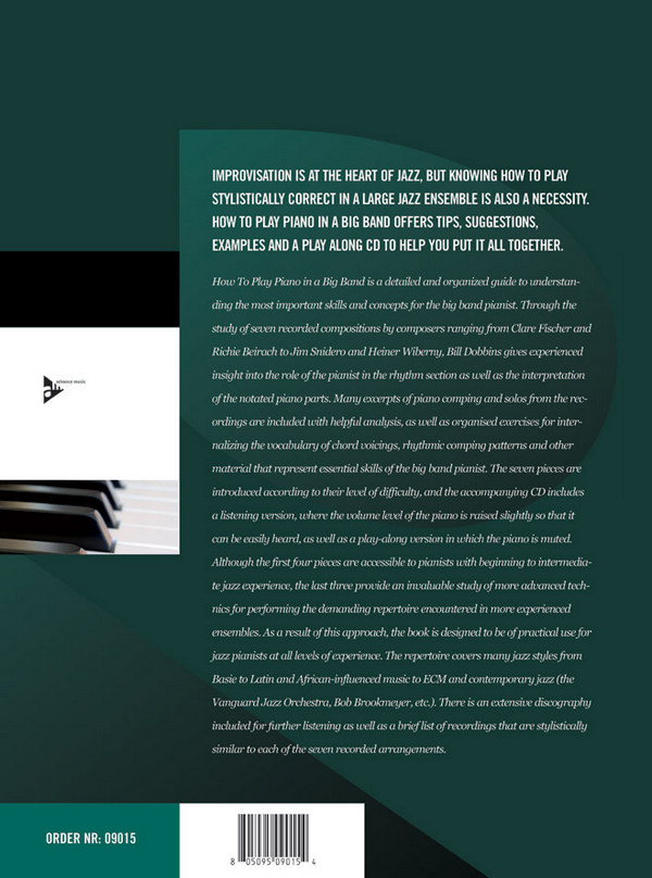 How to play Piano in a Big Band (+CD)