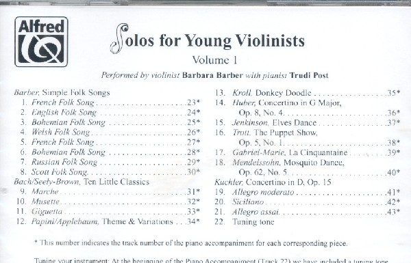 Solos for Young Violinists vol.1 