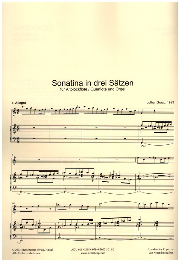 Sonatina in drei Sätzen