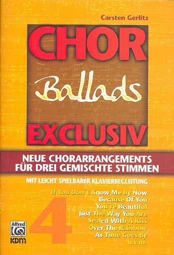 Chor Exclusiv Band 4 - Ballads