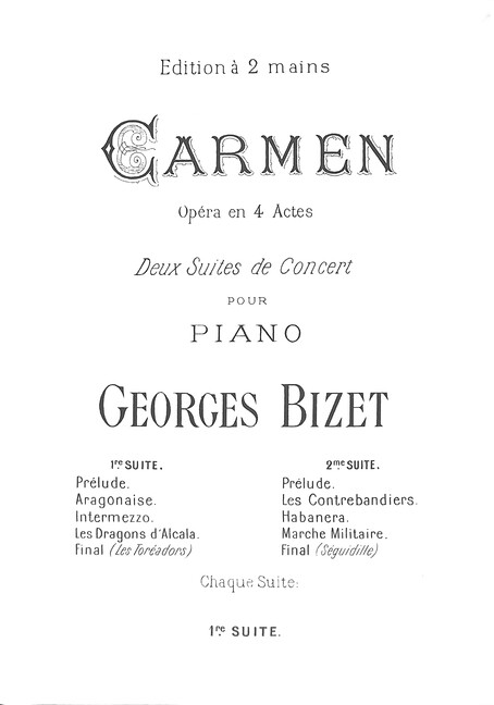 Carmen Suite de concert no.1 pour