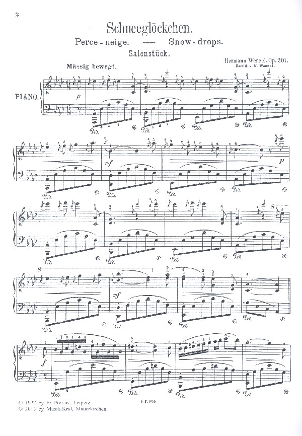 Schneeglöckchen op.201