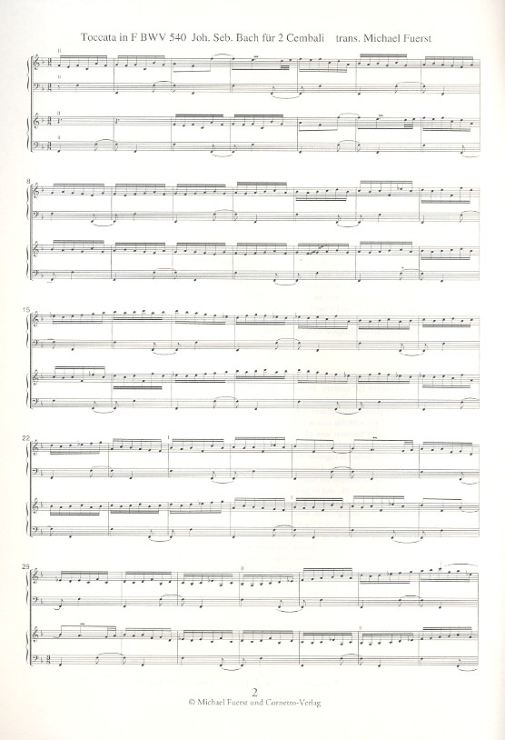Toccata F-Dur BWV540