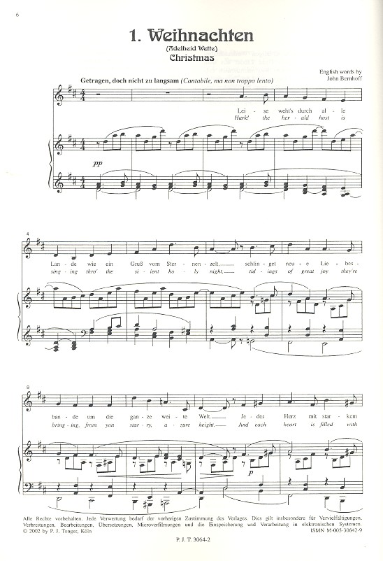 Sämtliche Lieder Band 4 - Weihnachtslieder