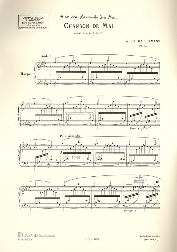 Chanson de Mai op.40