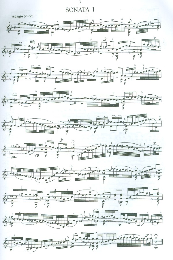 3 Sonaten und 3 Partiten BWV1001-1006