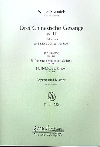 3 chinesische Gesänge op.19