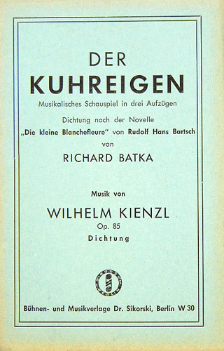 Der Kuhreigen (op.85 Dichtung)